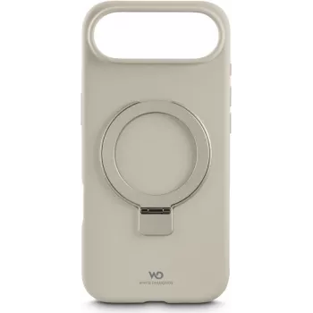 Kaitsev Urban Stand ümbris, Valge diamonds — Apple iPhone'ile (Air Sand värvi)