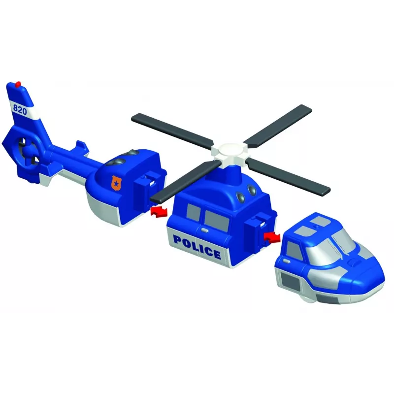 Sõidukikomplekt Popular Playthings Mix or Match Vehicles Police