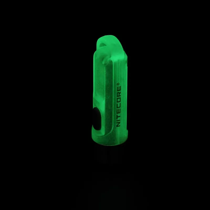 Võtmehoidja taskulamp Nitecore TIKI GITD Hall — USB laetav, 1 lm, 55 mm, 12 g, IP66