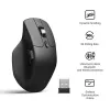 Hiir Keychron M6 Paremakäeline Universaalne — Optiline, RF-juhtmevaba + Bluetooth + USB-C, 30000 DPI, Must