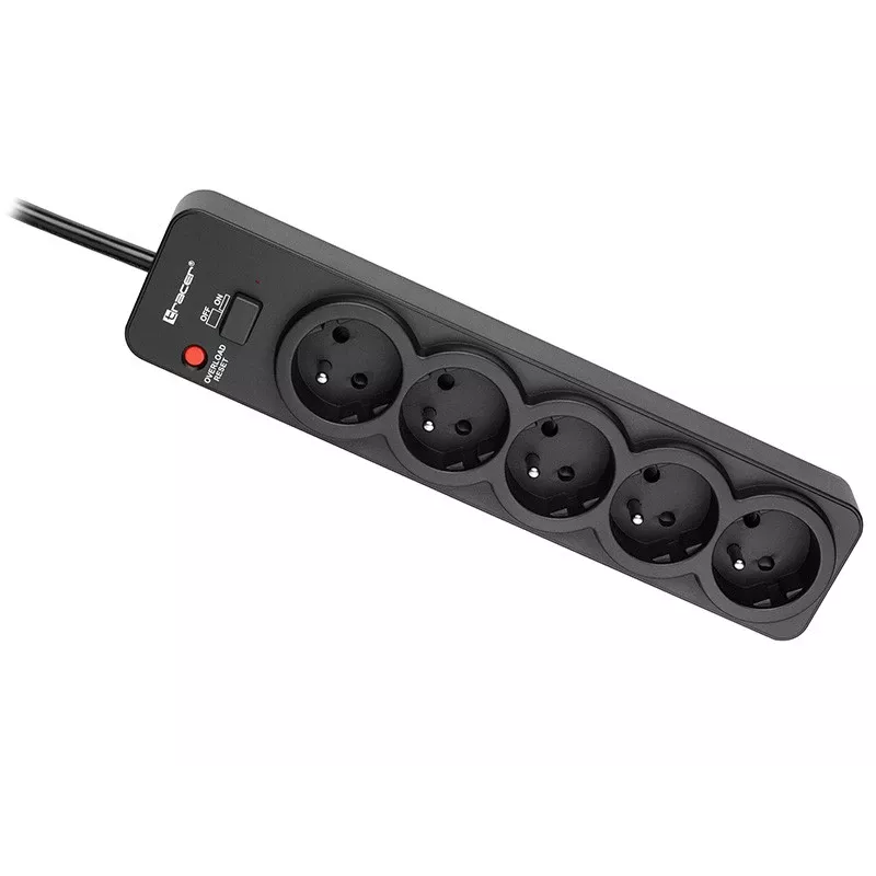 Tracer PowerGuard PRO Must 5 vahelduvvoolu pistikupesa 1,6 m 3680 W