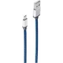 ShiverPeaks BS14-50020 - 0,9 m - USB A - Micro-USB B - USB 2.0 - 480 Mbit/s - Sinine