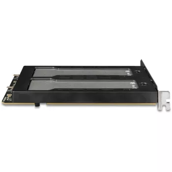 Mobiilne salvestusriiul RAIDSONIC ToughArmor MB842MP-B — 2 eemaldatavat pesa M.2 NVMe jaoks, PCIe 4.0 x16