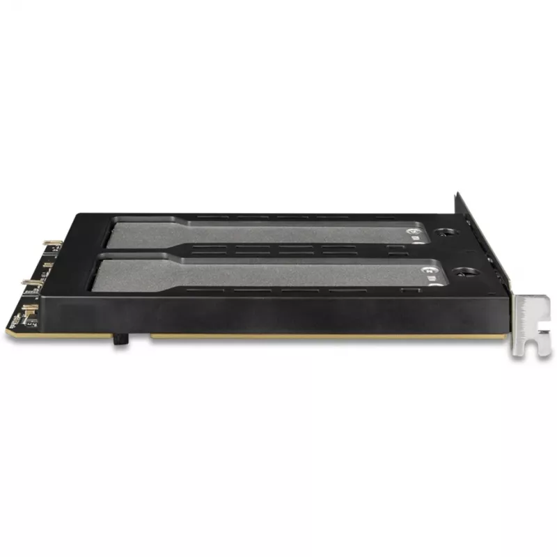 Mobiilne salvestusriiul RAIDSONIC ToughArmor MB842MP-B — 2 eemaldatavat pesa M.2 NVMe jaoks, PCIe 4.0 x16