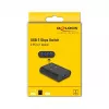 DeLOCK USB-lüliti, 2 arvutit 1 seadmele, 5 Gbps, must