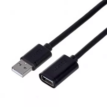 USB-pikenduskaabel Unitek Y‑C418GBK 5 m USB A USB A USB 2.0, must
