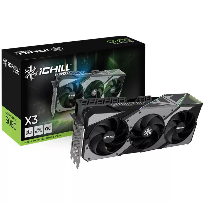INNO3D iChill GeForce RTX 5080 X3 V2 16GB GDDR7 graafikakaart