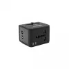 Reisiadapter SBOX TA-23 kahe USB-laadija ja universaalse pistikuühilduvusega
