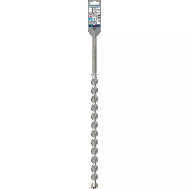 Bosch SDS max-4 puuriterad, pöördvasar, 2,4 cm, 520 mm, tellis, betoon, kõva betoon, lubjakivi, liivakivi, 40 cm, SDS Max