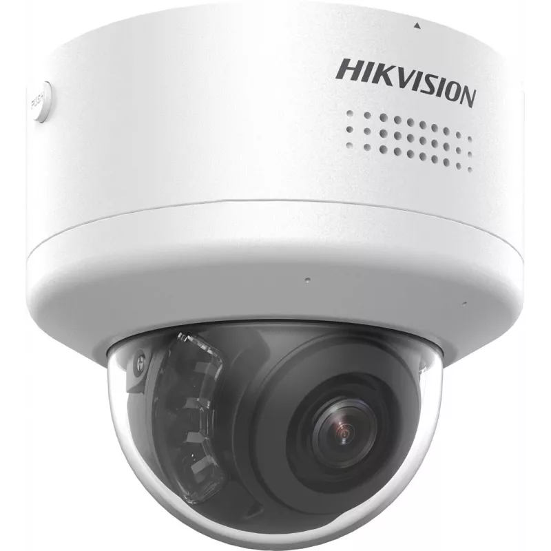 Kupliga IP turvakaamera Hikvision DS-2CD2787G2H-LIPTRZS2U/SL — 8MP 3840×2160, 2.8–12 mm motoriseeritud objektiiv, sise-/välispaigaldus, lagi/seina kinnitus, valge
