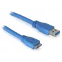DeLOCK Micro USB 3.0 kaabel 1 m, USB A, 5 Gbit/s, sinine