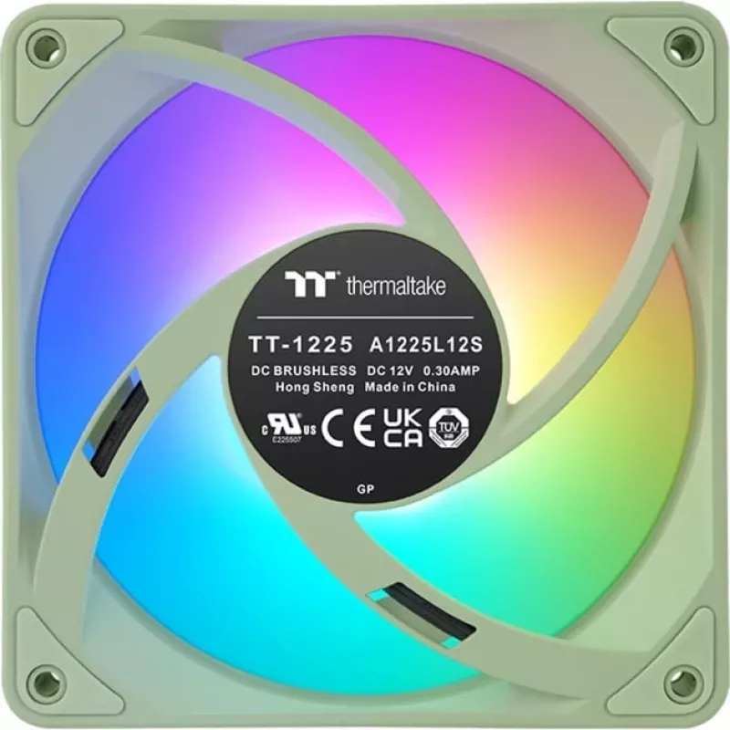 Thermaltake CT120 EX Reverse ARGB Sync 120mm 3-Pack korpuseventilaatorid - Matcha roheline