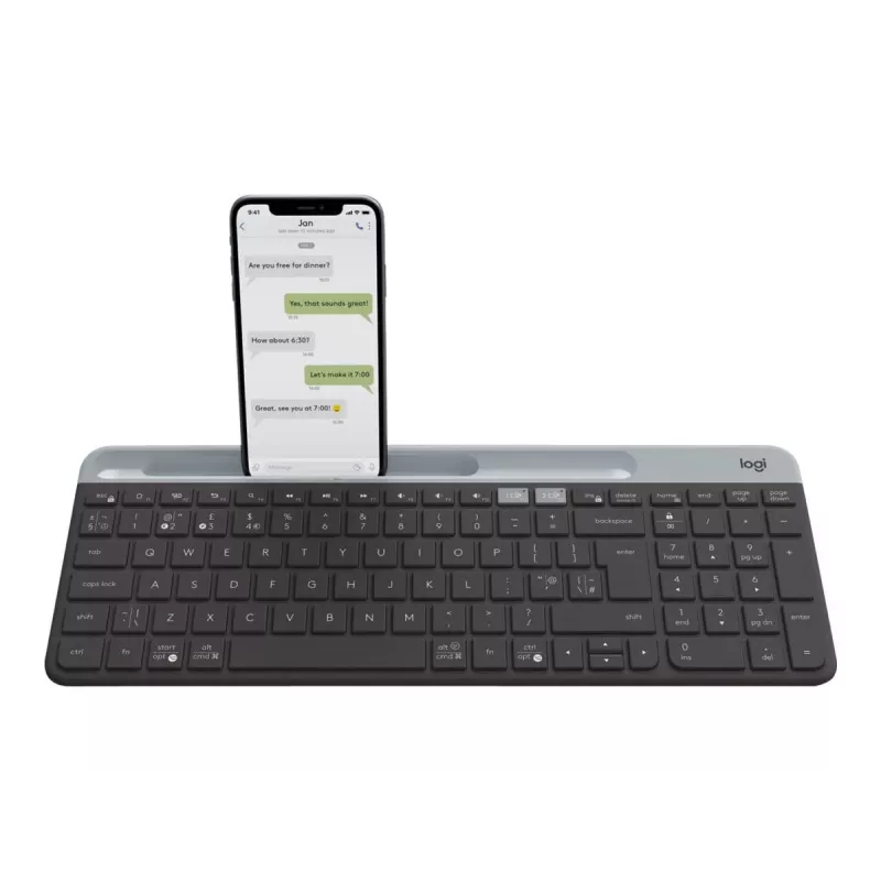 Juhtmevaba klaviatuur Logitech õhuke Multi-Device K580