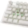 Ducky One 3 TKL klaviatuur mängimiseks USB QWERTZ saksa valge