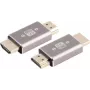 HDMI-A adapter ShiverPeaks 10-01055 8K metallist, HDMI täissuuruses HDMI täissuurusele