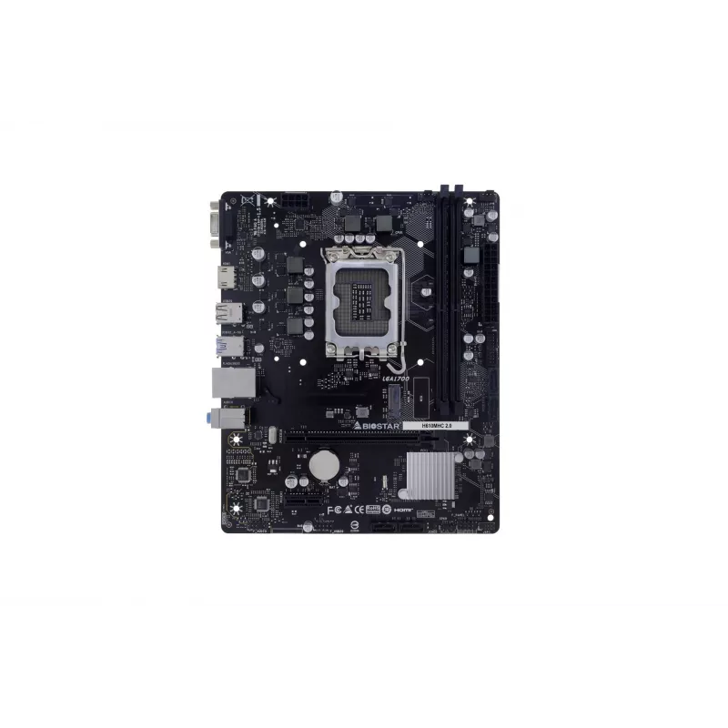 Emaplaat Biostar H610MHC 2.0 Intel H610 LGA 1700 micro ATX