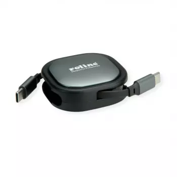 ROLINE USB2.0 Aufrollbares kaabel C-C ST/ST 1.2m - Kaabel - Digitaalne/Andmeside (11.02.8420)