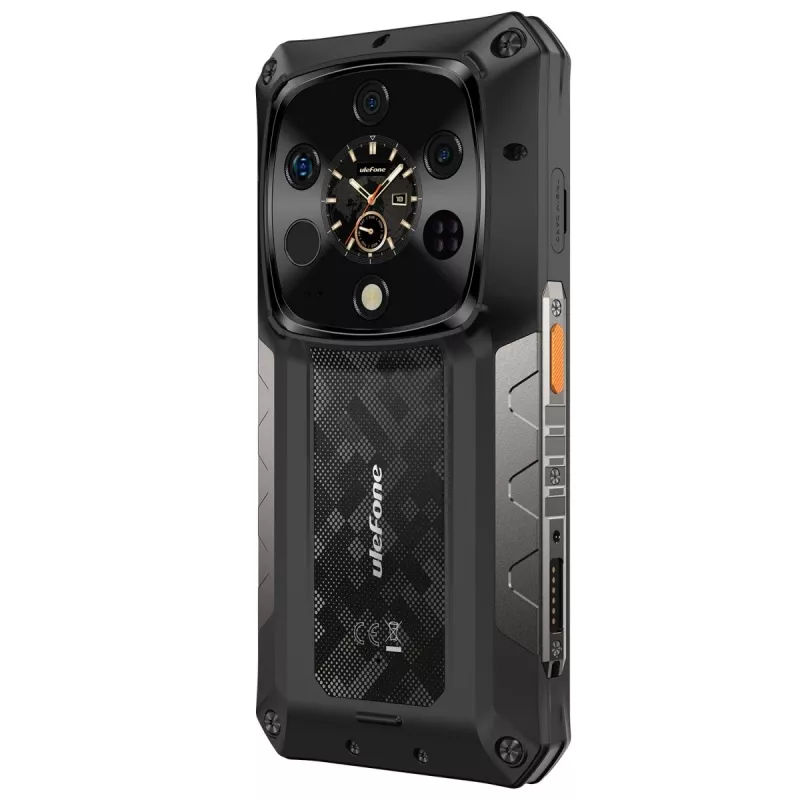 Vastupidav nutitelefon UleFone Armor 28 Ultra Thermal 5G — 16 GB muutmälu, 1 TB salvestusruumi, must