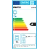 Simfer 6043SEDBB eraldiseisev elektripliit, 62 L, valge