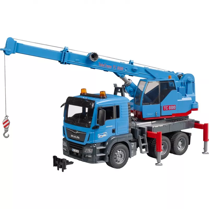 Kraanaauto BRUDER MAN TGS Kran-LKW Blue ABS 03771