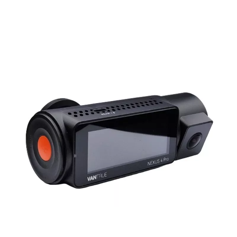 Auto armatuurkaamera VANTRUE N4 PRO S 3-kanaliga (ees + salongis + taga), 3840×2160, F/1.8, Wi‑Fi, GPS, 3.19-tolline ekraan