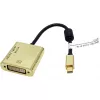 Video kaabli adapter ROLINE 12.03.3176 Mini DisplayPort -> DVI-D 0,1 m