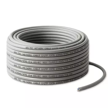 UTP patchcord kaabel QOLTEC CAT6 50 m vask (Cu) hall
