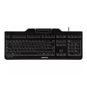 CHERRY KC 1000 SC klaviatuur USB QWERTZ Šveitsi Must
