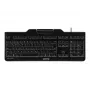 CHERRY KC 1000 SC klaviatuur USB QWERTZ Šveitsi Must
