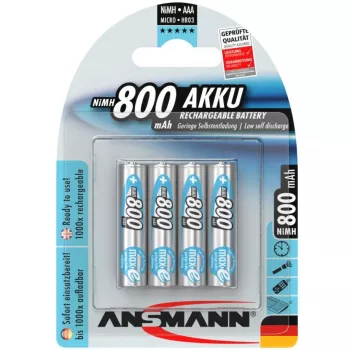 1x4 Ansmann maxE NiMH laetav aku Micro AAA 800 mAh 5035042