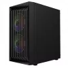 Logic Atos ARGB Mini USB 3.0 Micro Tower korpus, must (AM-ATOS-10-0000000-0002)