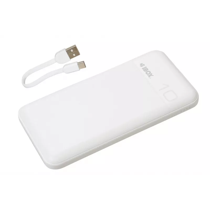 Kaasaskantav akupank IBOX IPB10 10000 mAh, liitiumioon, Quick Charge 3.0, USB-C ja USB-A väljundid, 20W PD