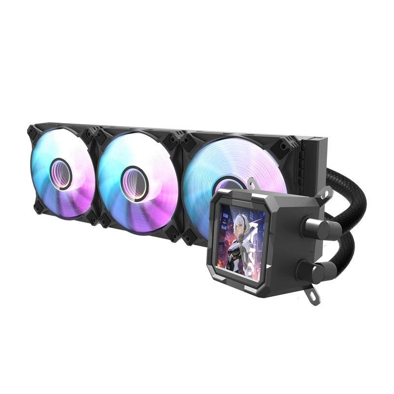 Darkflash protsessori vesijahuti DV360S, 360 mm radiaator, RGB-valgustus, must