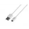 USB-kaabel SAVIO CL-123 USB 2.0, USB A kuni Micro-USB B, 1 m, valge
