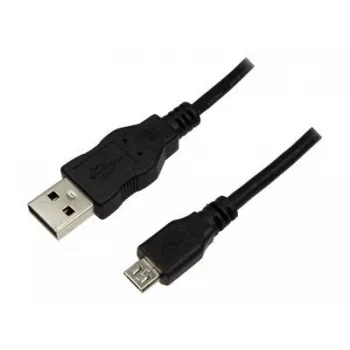LogiLink USB 2.0 ühenduskaabel, 1,8 m, must USB-A pistik - USB-B Micro pistik, vastab USB 2.0-le (CU0034)