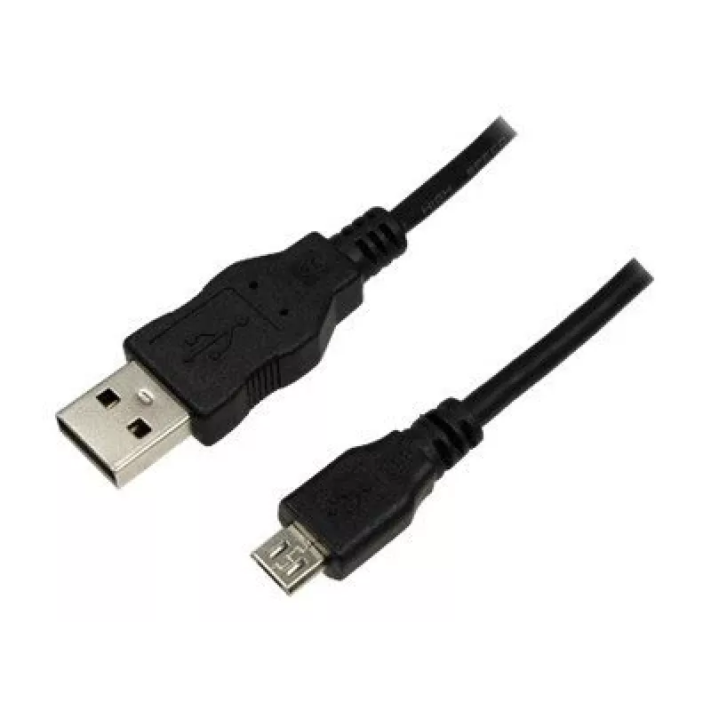 LogiLink USB 2.0 ühenduskaabel, 1,8 m, must USB-A pistik - USB-B Micro pistik, vastab USB 2.0-le (CU0034)