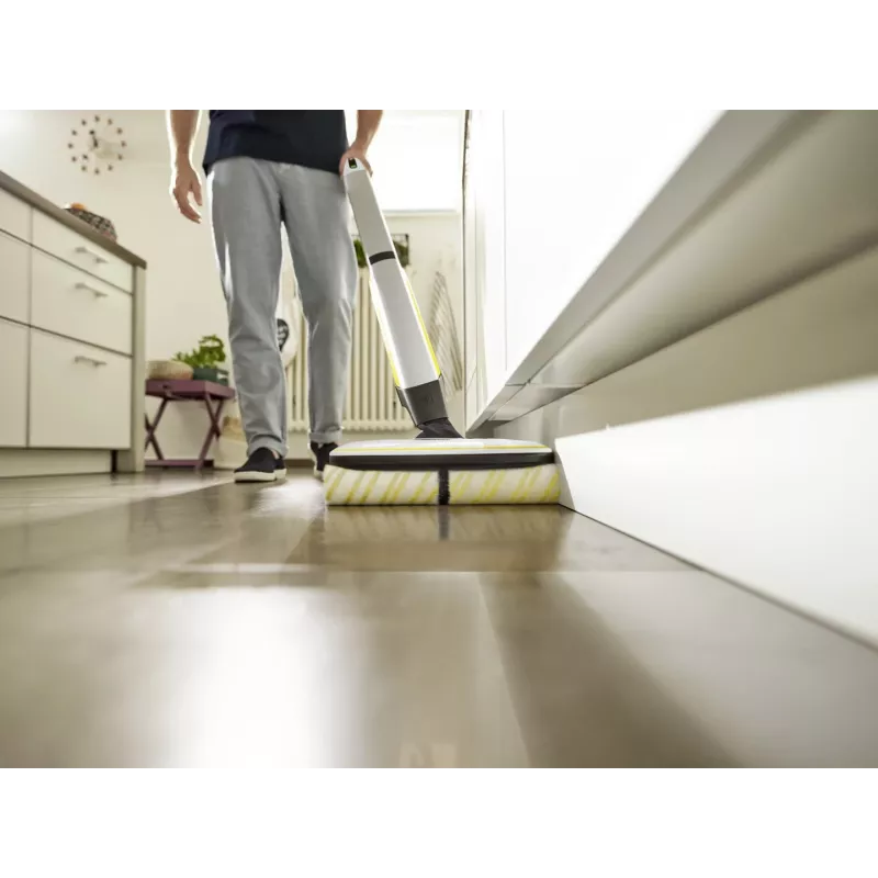 Kärcher FC 7 CORDLESS Elektrihari aku märgpuhastusega ilma tolmukotita must, valge, kollane 2,85 Ah