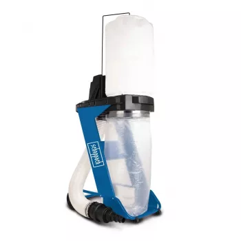Kuivtolmuimeja Scheppach DC500 — 75 L, 550 W, 1150 m³/h, 2 m voolik, 10 cm läbimõõt