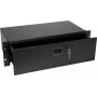 Rack drawer Omnitronic SN-3 3U with lock — 3U rack-mounted storage drawer by Omnitronic