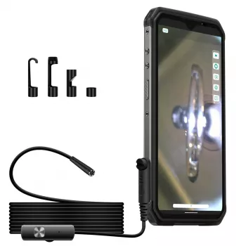 Ulefone uSmart UF-EC endoskoopkaamera nutitelefonidele, must