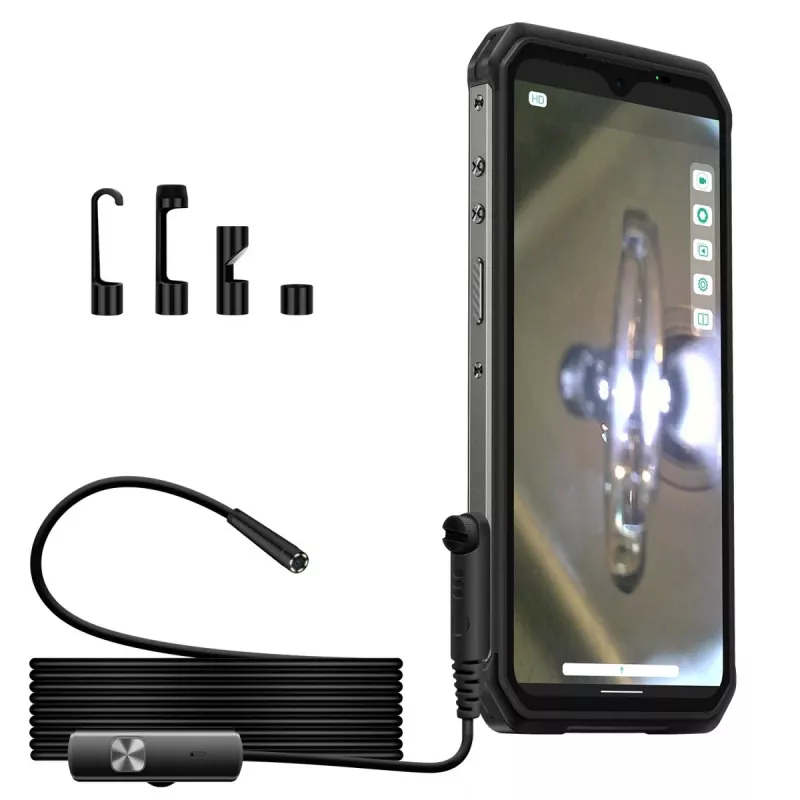 Ulefone uSmart UF-EC endoskoopkaamera nutitelefonidele, must