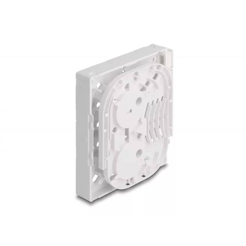 DeLOCK optilise kiu ühenduskarp FTTH seinale paigaldatav 4 x SC Simplex LC Duplex valge