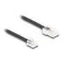 DeLOCK telefonikaabel RJ45-pistik, RJ11-pistik, must, 3 m