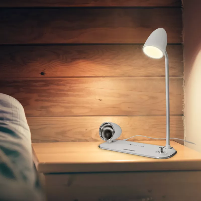 Juhtmevaba laualugeja Tellur TLL151371 Bluetooth-kõlari ja laualambiga