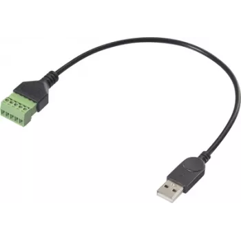 Renkforce USB 2.0 adapterkaabel [1x 2.0 pistik A - 1x klemmühendus] RF-6443966 30 cm (RF-6443966)