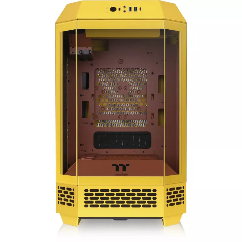 Mini tornkorpus THERMALTAKE The Tower 250 Butter Caramel — microATX/Mini-ITX, ATX tugi, kompaktne korpus