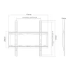 TV-kinnitus SUNNE 32-55-EF Must 139,7 cm (55 tolli)