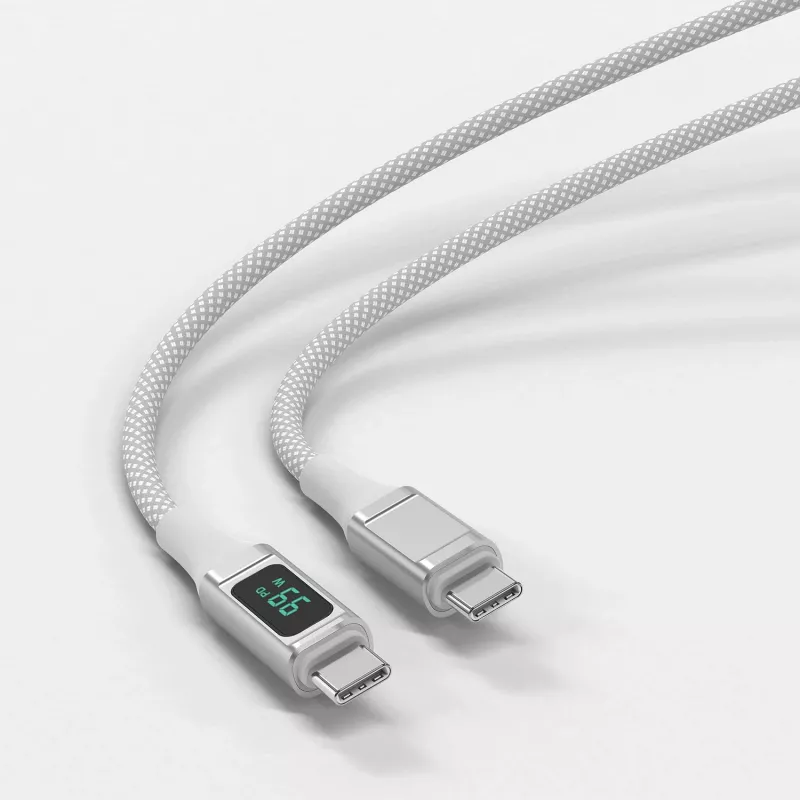 4smarts USB-C auf USB-C kaabel DigitCord 100W 1.5m. wei