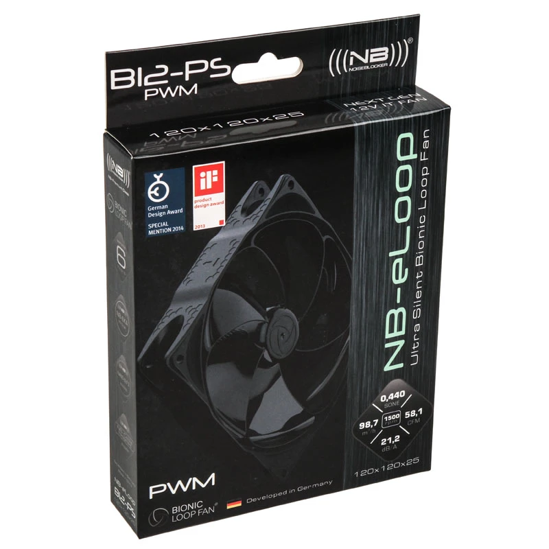 Ventilaator Noiseblocker B12-PS-BL