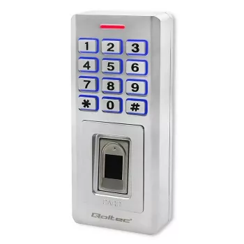 Sõrmejälje- ja RFID-koodlukk QOLTEC 52447 IP68 kaitsega